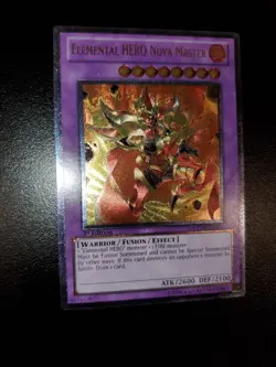 Yugioh 2011 Elemental Hero Nova Master UTR 1st Ed. GENF-EN093 Near Mint - Image 2
