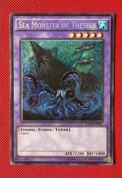 SEA MONSTER OF THESEUS RATE-EN081 SECRET RARE 1st Ed YUGIOH - Image 1
