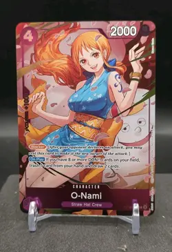 ST18-002 C O-Nami Promo - One Piece TCG English - Alt Art Heroines Campaign Dash - Image 1