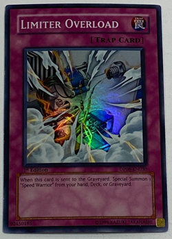 Yugioh TCG - Limiter Overload - DP08-EN030 - NM - Super Rare - 1st Ed Holo 2008 - Image 1