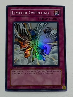 Yugioh TCG - Limiter Overload - DP08-EN030 - NM - Super Rare - 1st Ed Holo 2008 - Image 2