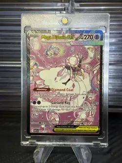 Pokemon Ascended Hero’s Mega Diancie EX Full Art Ultra Rare Holo Card 282/217 - Image 1