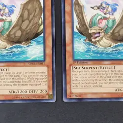 Yugioh TCG - 2x Mermaid Archer - SDRE-EN011 - 1st Ed - LP/NM - Common - 2012 - Image 3