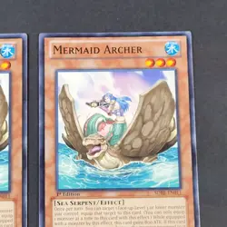 Yugioh TCG - 2x Mermaid Archer - SDRE-EN011 - 1st Ed - LP/NM - Common - 2012 - Image 4
