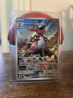 Pokemon Black Bolt Krookodile Illustration Rare Card 137/86 English - Image 3