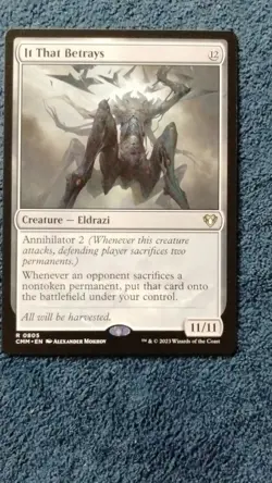 Magic: The Gathering It That Betrays Rare Creature Commander Masters 11/11 Card - Image 1