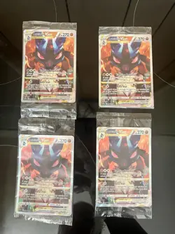 2023 Lucario VSTAR SWSH291 Crown Zenith ETB Promo Card SEALED Lot Of 4 NM - Image 1