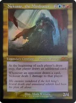 Nekusar, the Mindrazer (Retro Frame) (860) -Foil Near Mint MTG Secret Lair - Image 1