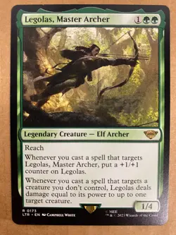 MTG 1x Legolas, Master Archer 173 Lord of the Rings Magic the Gathering x1 NM - Image 1