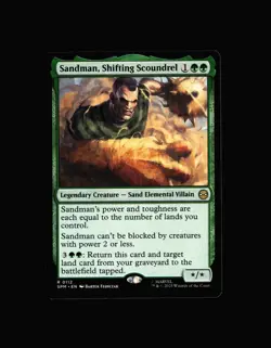 MTG: Sandman, Shifting Scoundrel #112 R Normal NM Marvel's Spider-Man - Image 1