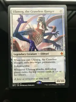 Ulamog, the Ceaseless Hunger x1 Pack Fresh Never Played Free Shipping BFZ - Image 1