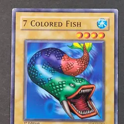 Yugioh TCG - 2x 7 Colored Fish - SD4-EN002 - LP/MP, 1st Edition - Common - 2006 - Image 5