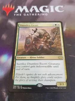 Mtg. 2x Dauntless Escort. Double Masters 2022. Nm - Image 1