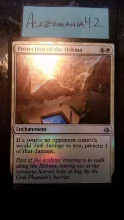 1 x Protection of the Hekma - Foil - Amonkhet - LP - Magic The Gathering - MTG - Image 1