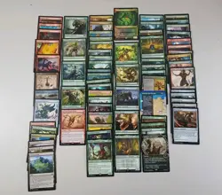 Magic 100 Commander Deck Phylath Landfall Elementals PlantFall Ready To Play - Image 1