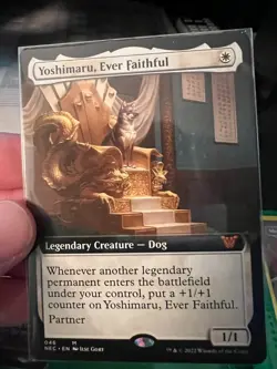 Yoshimaru, Ever Faithful (Extended Art) Commander: Kamigawa: Neon Dynasty NM - Image 1