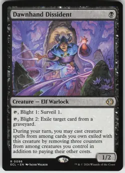 MTG Dawnhand Dissident NM Lorwyn Eclipsed Magic 98 - Image 1