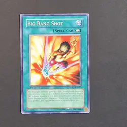 Yugioh TCG - 3x Big Bang Shot - SDRL-EN027 - LP - 1st Edition, Common Spell 2007 - Image 2