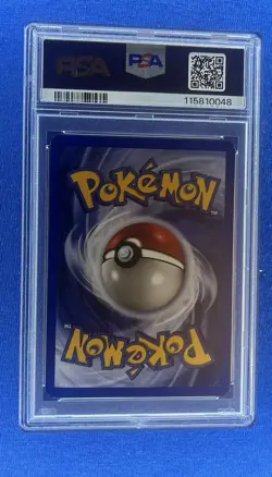 2000 Pokemon Gym Challenge Blaine's Charizard card 2/132 PSA 7 NM - Image 2