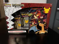 Pokemon TCG Celebrations Collection Lance's Charizard V Box 820650101625 - Image 1