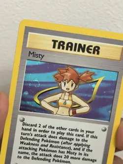 Pokemon TCG Misty 18/132 Gym Heroes Holo With Swirl - Image 3