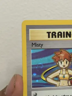 Pokemon TCG Misty 18/132 Gym Heroes Holo With Swirl - Image 4