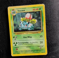 Pokemon TCG Ivysaur 30/102 Base Set Uncommon Regular Stage 1 60 HP English - Image 1