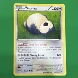 Pokemon Snorlax Card 58/83 Rare Generations NM - Image 1