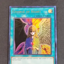 Yugioh TCG - Change of Heart - MAMA-EN078 - NM - Ultra Rare - 1st Edition 2013 - Image 5