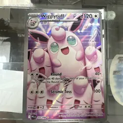 2025 POKEMON TCG Wigglytuff 105 Phantasmal Flames ILLUSTRATION RARE NM - Image 1