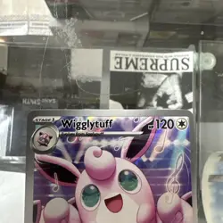 2025 POKEMON TCG Wigglytuff 105 Phantasmal Flames ILLUSTRATION RARE NM - Image 2