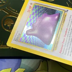 Pokemon 1999 Ditto 3/62 Fossil Holo MP + - Image 5