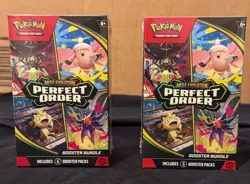 Pokemon TCG: Mega Evolution-2x Perfect Order Booster Bundle (6 Packs) New Sealed - Image 1