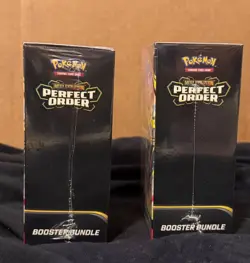 Pokemon TCG: Mega Evolution-2x Perfect Order Booster Bundle (6 Packs) New Sealed - Image 3