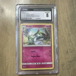 Pokemon TCG Burning Shadows Kirlia 92a/147 Alt Art Ultra Prism Holo CGC 8 - Image 2