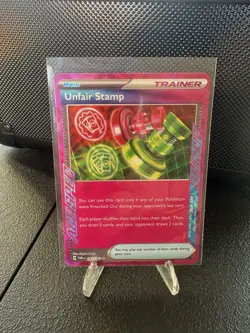 Unfair Stamp 165/167 Sv06: Twilight Masquerade NM Pokemon TCG - Image 1