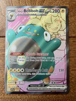 Pokemon Scarlet & Violet - Iono's Bellibolt Ex 194 Black Star Promo - Image 1