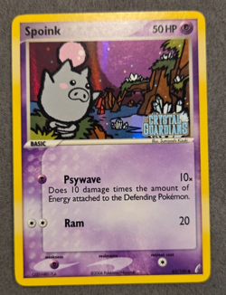 Spoink EX Crystal Guardians Common 62Reverse Holofoil STAMP Pokemon TCG - Image 1