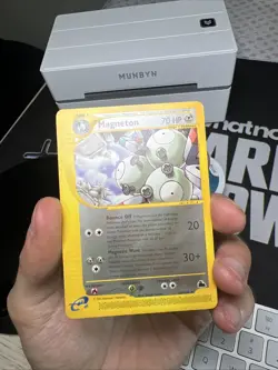 2003 Pokemon Skyridge - Non-Holo Rare Magneton 20/144 E-Reader NM - Image 4