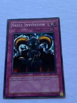 Yugioh - 1x Skull Invitation - PSV-056 - LP/NM - Rare - Pharaoh's Servant - 2003 - Image 2