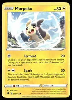 2020 Sword & Shield - Rebel Clash Morpeko Basic/Uncommon #73 - Image 1