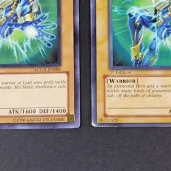 Yugioh TCG - 2x Elemental Hero Sparkman - LCGX-EN006 + YSD-EN010 LP/MP 1st 2006 - Image 3