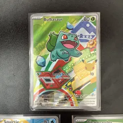 Pokemon TCG First Partner Illustration Collection Series 1 Kanto GEN 1 Starters - Image 2