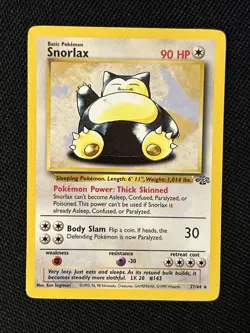 Pokemon Snorlax 27/64 Jungle (Never Played) *Near Mint* - Image 1