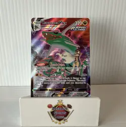 Pokemon TCG Rayquaza VMAX TG20/TG30 Swsh12: Silver Tempest Holo Trainer Galry - Image 1