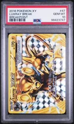 PSA 10 2016 Pokemon XY Luxray Break Breakpoint #47 Gem Mint Rare LOW POP - Image 1