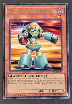 Yugioh TCG - 1x Mono Synchron - LC5D-EN026- NM/LP - Rare - 1st Edition - 2014 - Image 1