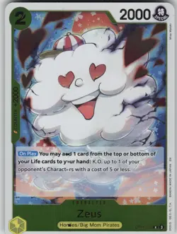 One Piece TCG Zeus R A Fist of Divine Speed OP11-106 - Image 1