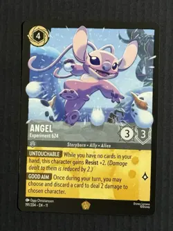 Disney Lorcana Angel Experiment 624 Legendary Non-foil Winterspell - Image 3