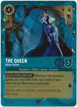 The Queen Mirror - Seeker Glimmer Foil - Disney Lorcana Costco - Image 3